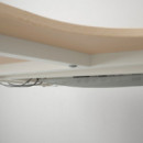 Bekant Tablero Esquina Izquierda 160X110 Chapa Roble Tinte Blanco  IKEA