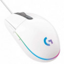 LOGITECH Raton Gaming G102 Lightsync/ 8000 Dpi/ Blanco