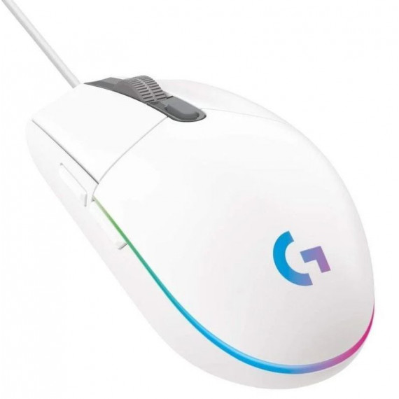 LOGITECH Raton Gaming G102 Lightsync/ 8000 Dpi/ Blanco