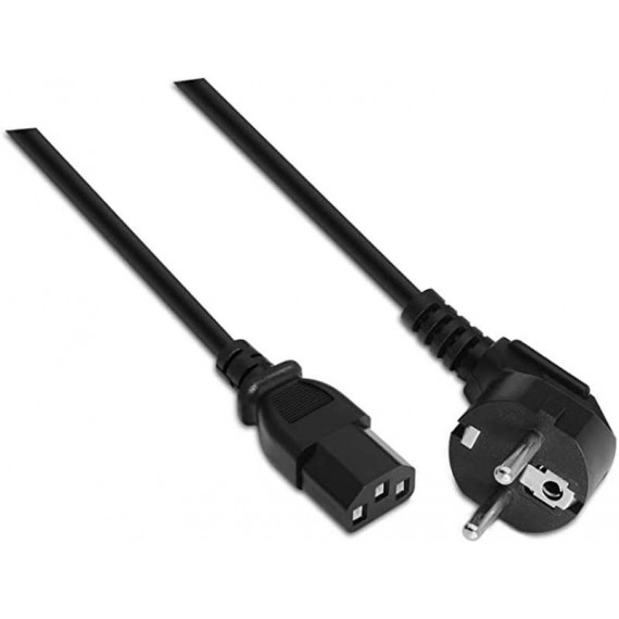 AISENS Cable Corriente 3M Negro
