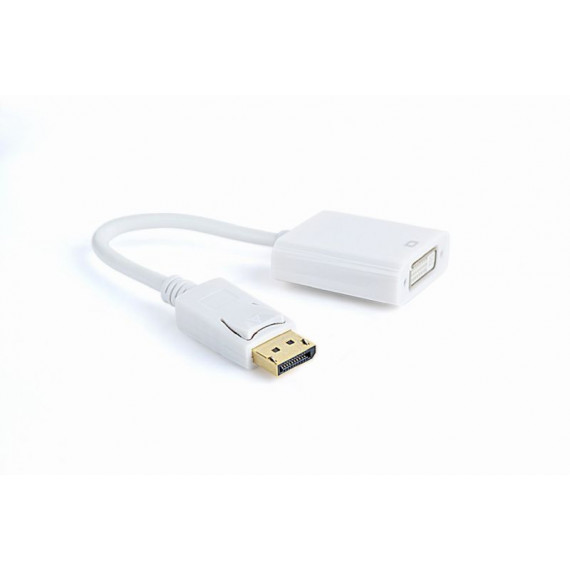 GEMBIRD Adaptador Displayport Macho a DVI Hembra 10CM Blanco