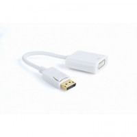 GEMBIRD Adaptador Displayport Macho a DVI Hembra 10CM Blanco - Guanxe Atlantic Marketplace