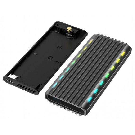 GEMBIRD Carcasa Disco M.2 Externa USB 3.1 Rgb