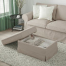 Ektorp Funda Reposapies Totebo Beige Claro  IKEA