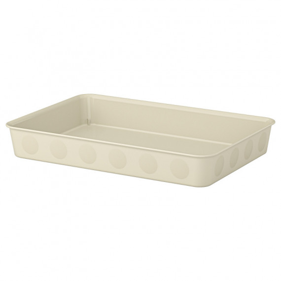 Nojig Caja 25X35X5 Plastico/beige  IKEA