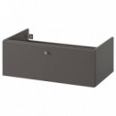 Godmorgon Armario Lavabo 1 Cajon 80X47X29 Gillburen Gris Oscuro  IKEA