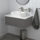 Godmorgon Armario Lavabo 1 Cajon 80X47X29 Gillburen Gris Oscuro  IKEA