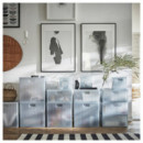 Pansartax Caja con Tapa 33X33X33 Transp  IKEA