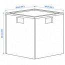 Pansartax Caja con Tapa 33X33X33 Transp  IKEA