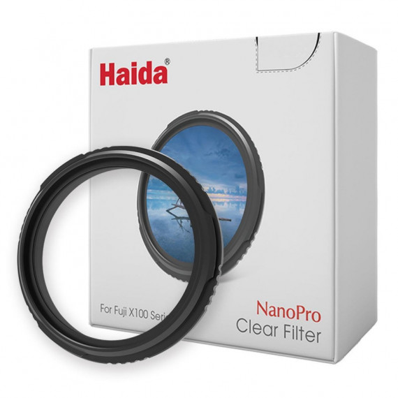 Filtro HAIDA Nano Pro Clear para Fuji X100 Series Negro