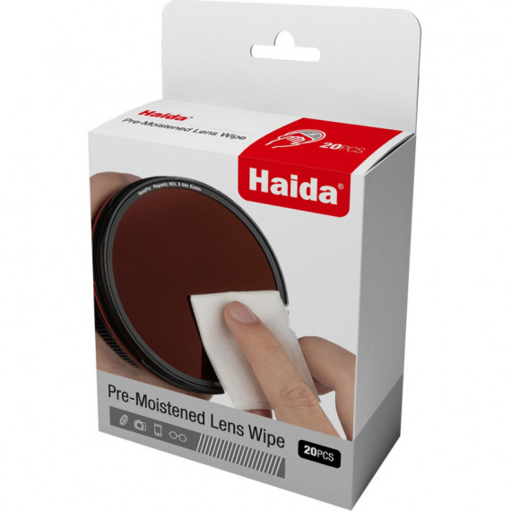 HAIDA Toallitas Húmedas para Lentes