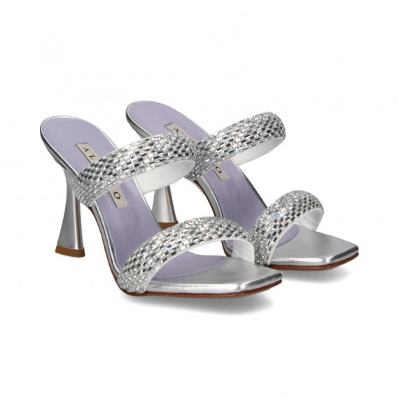 2 Tiras Cristal Plata  ALBANO