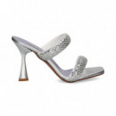 2 Tiras Cristal Plata  ALBANO