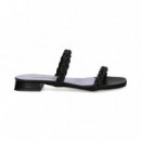 2 Tiras Trenzadas Strass Negro  ALBANO