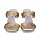 2 Tiras Trenzadas Strass Platino  ALBANO