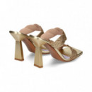 2 Tiras Trenzadas Strass Platino  ALBANO