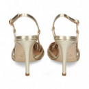 sin Talon Enrejado Platino  CHANTAL