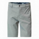 SALSA JEANS Pantalones Pantalón Corto de Hombre Salsa Chino Gris
