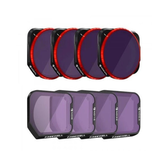 Pack 4 Filtros Freewell Bright Day para Dji Mavic 3  FREEWELL