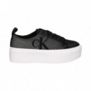 Deportivo Plataforma Malla Negro  CALVIN KLEIN