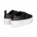 Deportivo Plataforma Malla Negro  CALVIN KLEIN