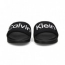 Pala Logo Neopreno Negro  CALVIN KLEIN