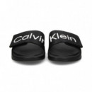 Pala Velcro Negro  CALVIN KLEIN