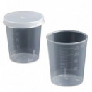 Vaso medicación 30 ml con tapa 300 unidades