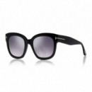 Beatrix FT0613 01C-SHINY Black/smoke Mirror  TOM FORD EYEWEAR