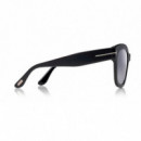 Beatrix FT0613 01C-SHINY Black/smoke Mirror  TOM FORD EYEWEAR