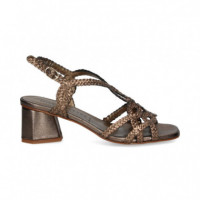 Sandalia Bebe Cobre  PONS QUINTANA