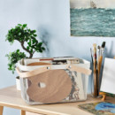 Risatorp Cesta Doble Asa 27X42X23 Blanco  IKEA