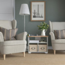 Skruvby Mesa Centro 60X60 Blanco  IKEA