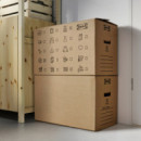 Dundergubbe Caja Mudanza 80L 64X34X40 Marron  IKEA