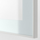 Glassvik Puerta Vidrio 60X64 Blanco/vidrio Transparente  IKEA