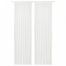 Matilda Visillo 1PAR 140X300 Blanco  IKEA