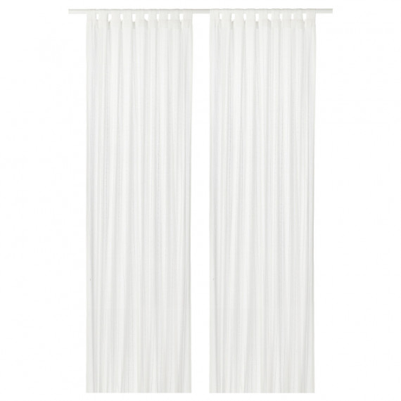 Matilda Visillo 1PAR 140X300 Blanco  IKEA