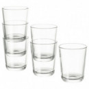 IKEA 365+ Vaso 20 Cl X6 Vidrio Transp