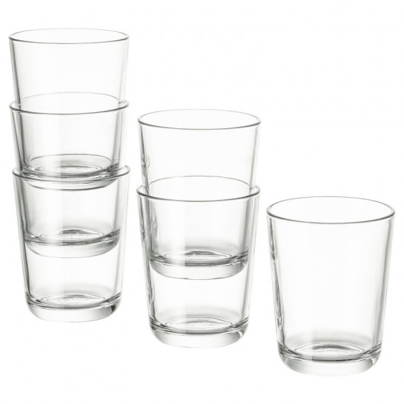 IKEA 365+ Vaso 20 Cl X6 Vidrio Transp