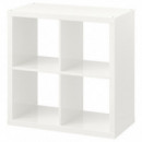Kallax Estanteria 77X77 Blanco Alto Brillo  IKEA