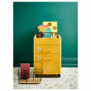 Idasen Cajonera/ruedas 42X61 Marron-dorado  IKEA