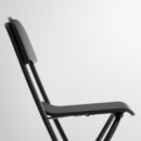 Franklin Taburete Alto/respaldo Plegable 63 Negro/negro  IKEA