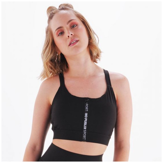 Top Cremallera NO PUBLIK Brooklyn Negro