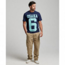 Camiseta Code Classic Osaka de SUPERDRY