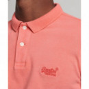 Polo de Algodón Orgánico Vintage Destroy de SUPERDRY