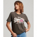 Camiseta Vintage Logo Narrative de SUPERDRY