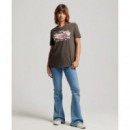 Camiseta Vintage Logo Narrative de SUPERDRY