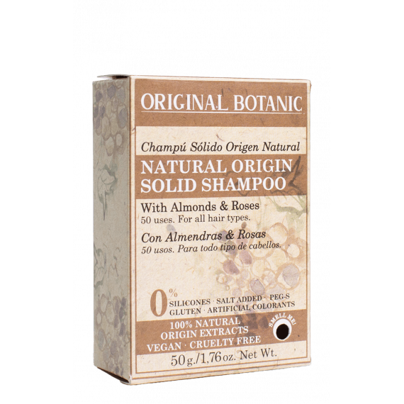 ORIGINAL BOTANIC Champu Solido 1 Unidad 50 G