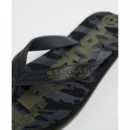 Chanclas Scuba Camo de SUPERDRY