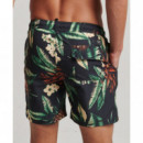 Bañador de Estampado Hawaiano SUPERDRY